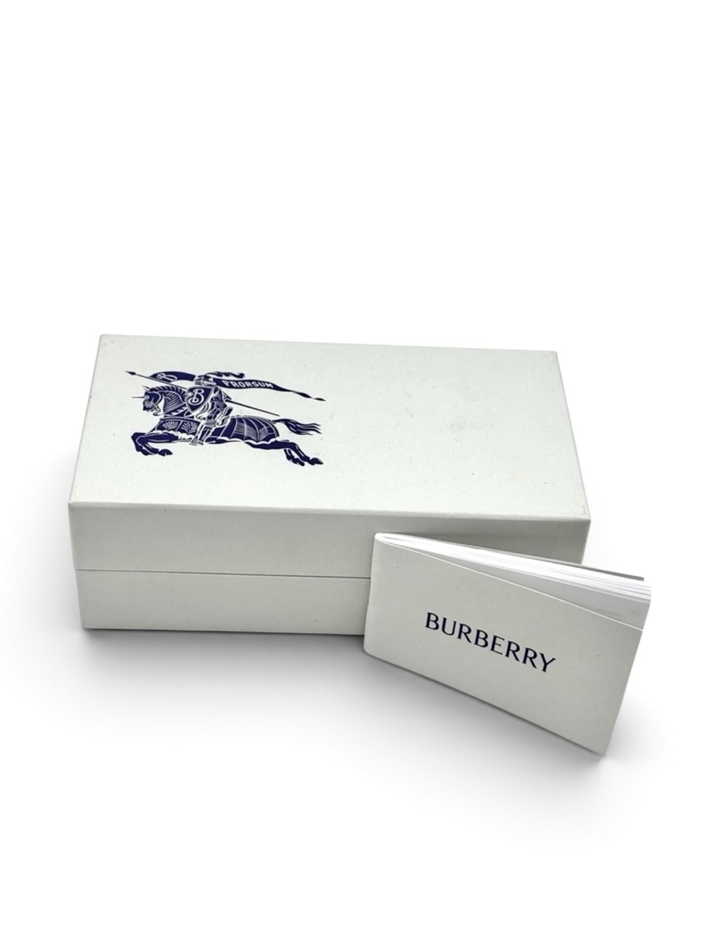 Burberry Sunglasses Empty Box Equestrian Knight Logo Booklet